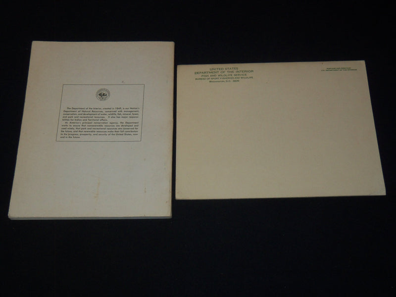 1965-1967 U. S. DEPT OF THE INTERIOR PLANTS PUBLICATIONS LOT OF 2 - K 2089