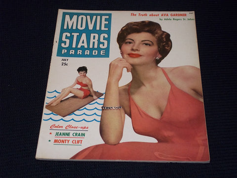 1950 JULY MOVIE STARS PARADE MAGAZINE - AVA GARDNER COVER - E 15807