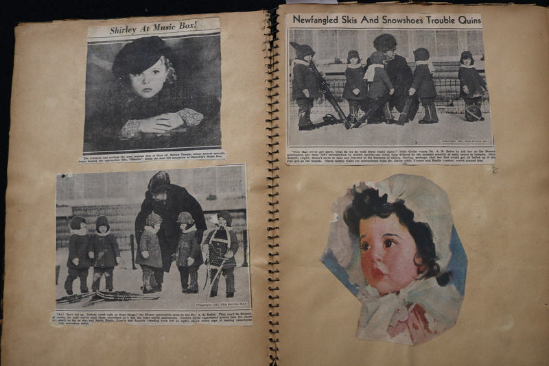 DIONNE QUINTUPLETS SCRAPBOOK, LOADED - E 24907