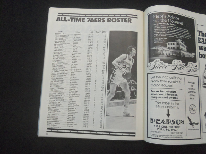 1979 FEBRUARY 14 HOOP MAGAZINE- PHILADELPHIA 76ERS VS KANSAS CITY KINGS- ST 457Q
