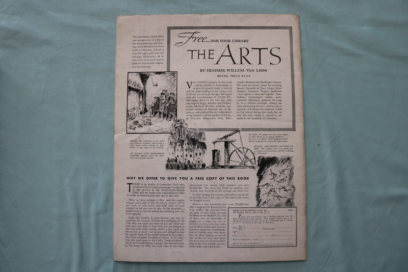 1938 JULY CONNECTICUT CIRCLE MAGAZINE - KID SAILOR COVER - E 26509