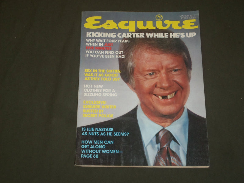 1977 MARCH ESQUIRE MAGAZINE - JIMMY CARTER COVER - B 1916