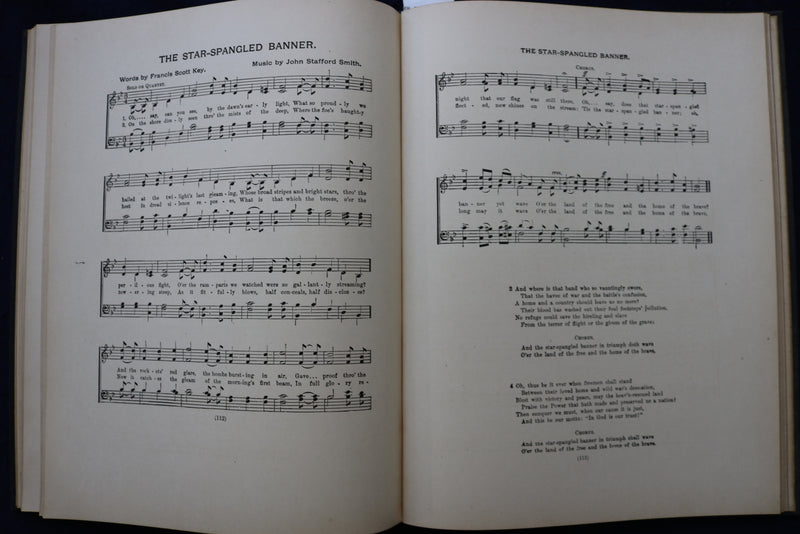 1918 UNIVERSITY OF ILLINOIS SONG BOOK - HARDCOVER BOOK - KD 9542