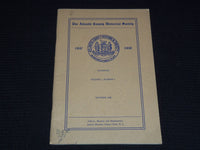 1948 OCTOBER ATLANTIC COUNTY HISTORICAL SOCIETY YEARBOOK VOLUME 1 - J 7500