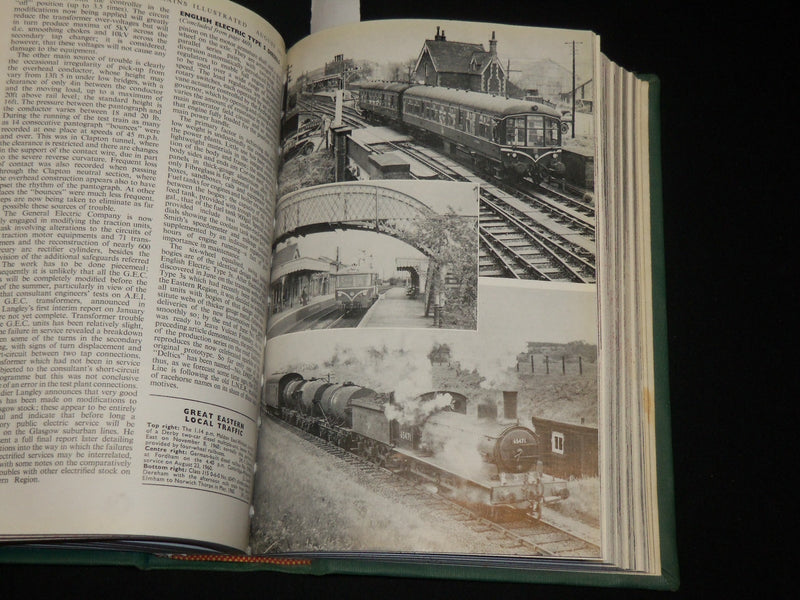 1961 TRAINS ILLUSTRATED MAGAZINE BOUND VOLUME - PUB. IN THE U. K. - KD 6337