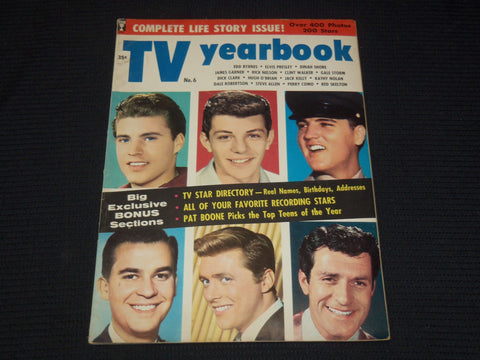 1959 NO. 6 TV YEARBOOK MAGAZINE - EDD BYRNES COVER - E 16243