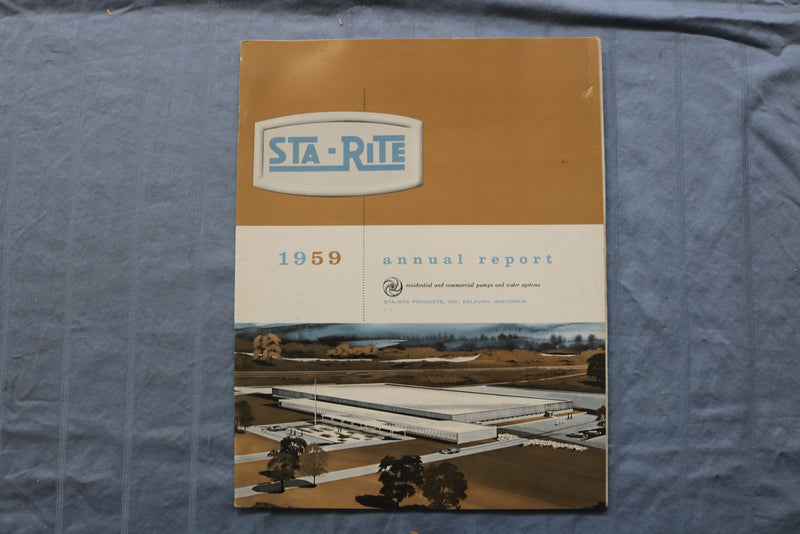 1959-1970 STA-RITE ANNUAL REPORTS - LOT OF 6 - K 3214