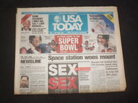 1999 JANUARY 29-31 USA TODAY NEWSPAPER - SPACE STATION WOES MOUNT - NP 7995