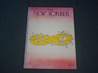 1976 APRIL 5 NEW YORKER MAGAZINE FRONT COVER ONLY - GREAT ART FOR FRAMING