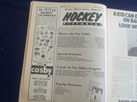 1973 FEBRUARY HOCKEY PICTORIAL MAGAZINE -R. MARTIN & G. PERREAULT COVER -ST 200Z