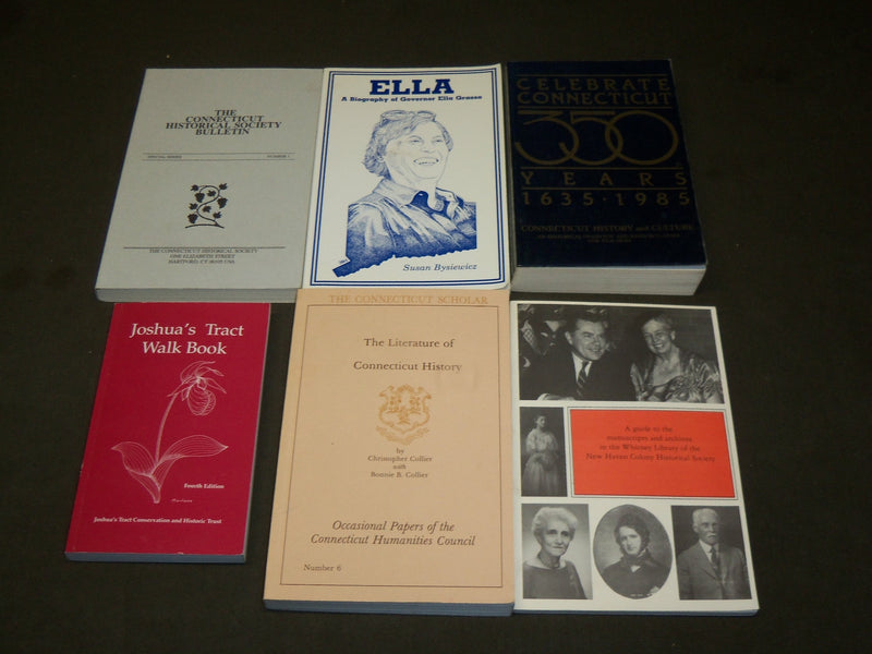 HUGE CONNECTICUT BOOK LOT OF 27 - ALL SOFTCOVER - KD 927
