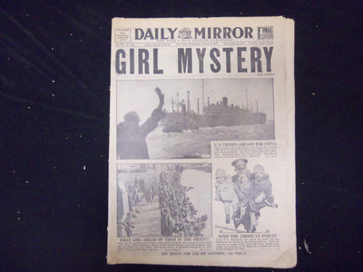 1927 MARCH 9 NEW YORK DAILY MIRROR - GIRL MYSTERY - NP 2146
