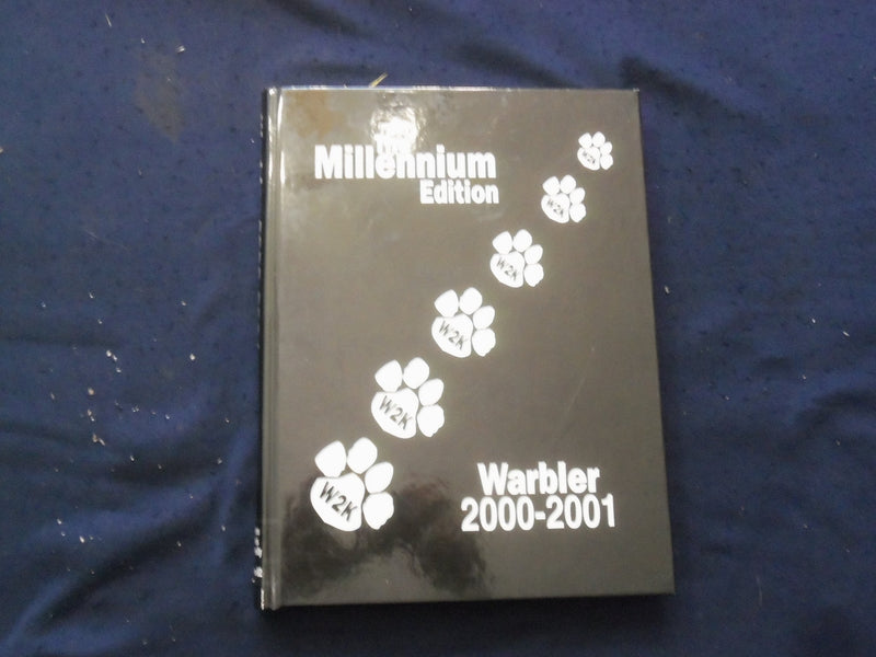 2000-2001 WARBLER EASTERN ILLINOIS STATE COLLEGE YEARBOOK-CHARLESTON, IL-YB 3319