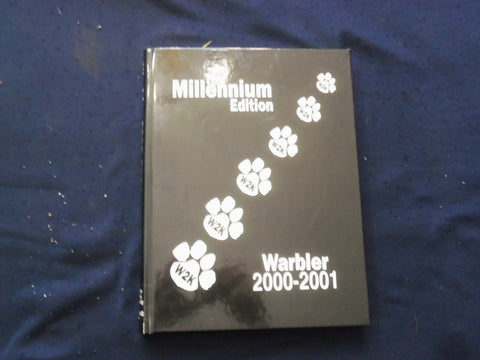 2000-2001 WARBLER EASTERN ILLINOIS STATE COLLEGE YEARBOOK-CHARLESTON, IL-YB 3319