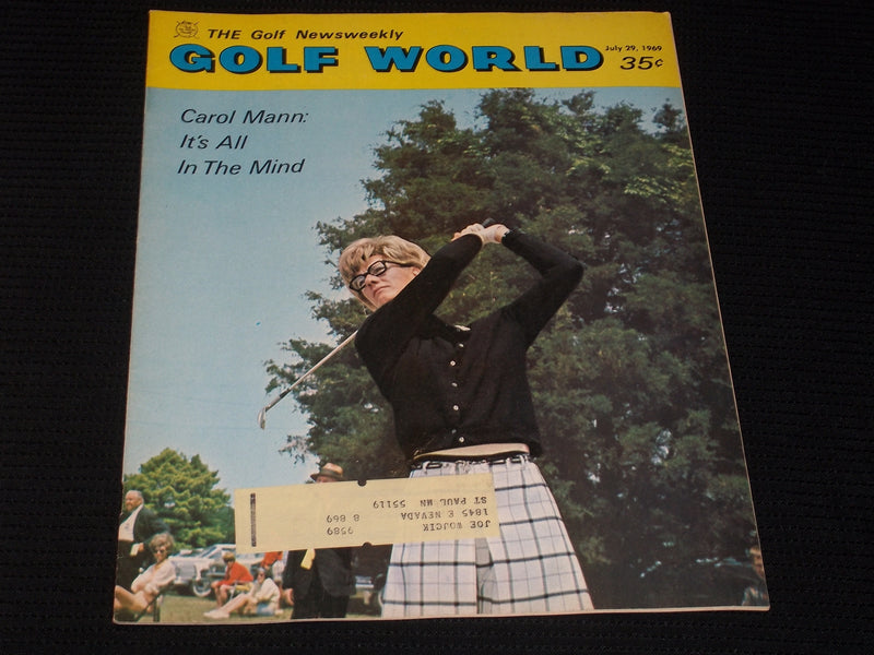 1969 JULY 29 GOLF WORLD MAGAZINE - CAROL MANN FRONT COVER - E 6517