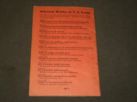 1940 WAR AND THE WORKERS BOOK BY V. I. LENIN - VOLUME 24 - LITTLE LENIN - J 3618