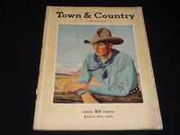 1933 AUGUST 15 TOWN & COUNTRY MAGAZINE - RICHARD CURRIER FRONT COVER - E 2529