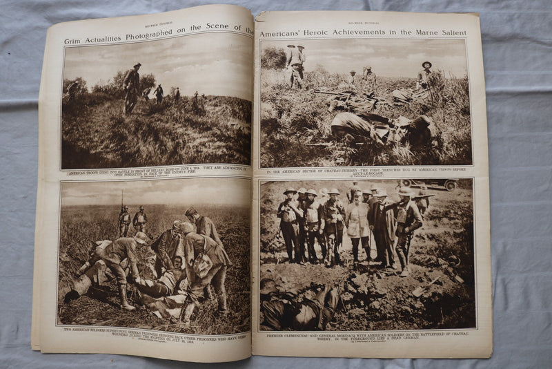 1918 AUG 29 MID-WEEK PICTORIAL MAGAZINE SECTION - ARRAS CATHEDRAL - NP 9237