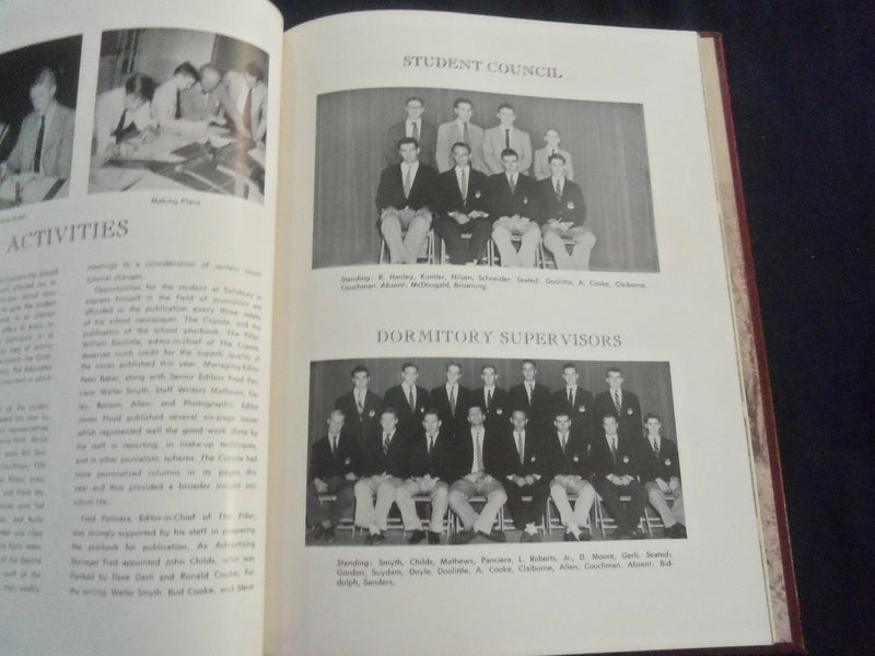 1955 THE PILLAR SALISBURY SCHOOL YEARBOOK - SALISBURY, CONNECTICUT - YB 2618