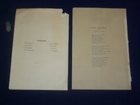 1883 JULY 3 WILLIAMS COLLEGE PROGRAMS - LOT OF 2 - J 4588