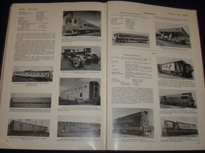 1958-1959 WORLD RAILWAYS BOUND VOLUME PUBLISHED IN ENGLAND - PHOTOS - KD 2624