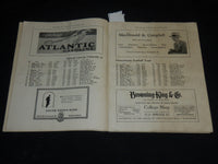 1927 OCTOBER 29 NAVY VS. PENNSYLVANIA COLLEGE FOOTBALL PROGRAM - PHOTOS - J 5760