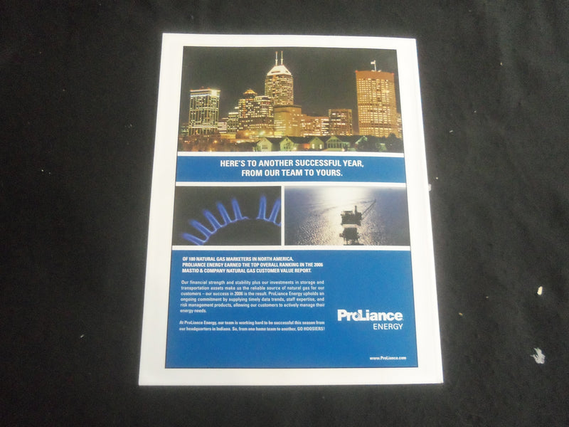 2007 OCT 20 FOOTBALL PROGRAM - INIDANA UNIVERSITY VS PENN STATE UNIV - B 5534E