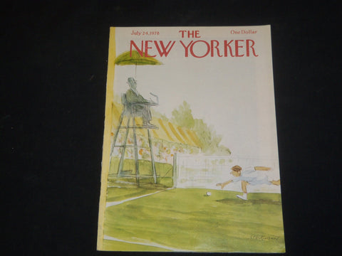 1978 JULY 24 THE NEW YORKER MAGAZINE - ILLUSTRATED COVER - NY 1239