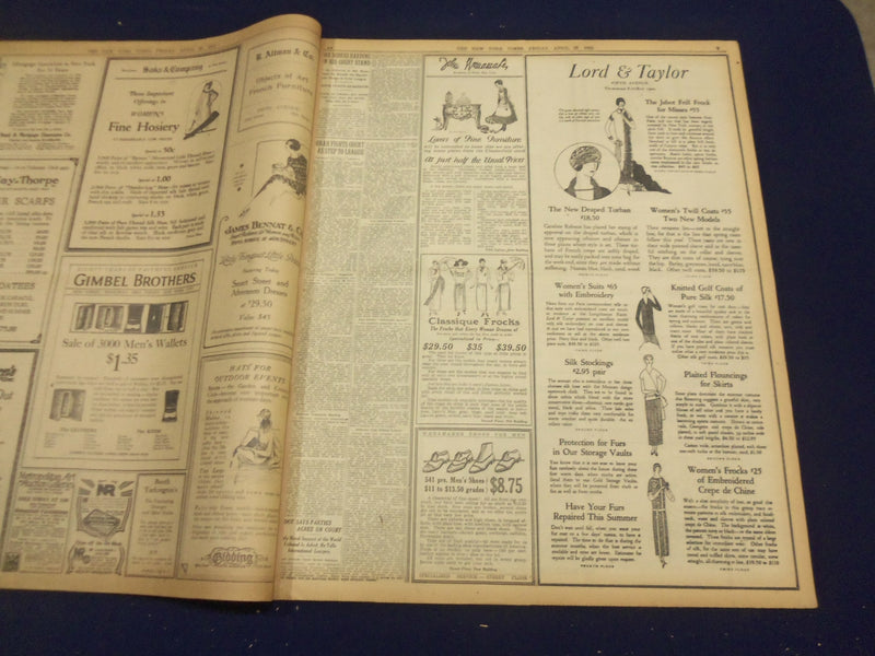 1923 APRIL 27 NEW YORK TIMES - DUKE OF YORK WEDS SIMPLE SCOTS MAID - NT 8349