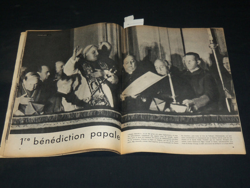 1958 OCTOBER 31 RADAR FRENCH MAGAZINE - LE NOUVEAU PAPE - ST 531J