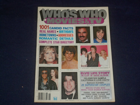 1979 WHO'S WHO IN MOVIES AND TV MAGAZINE - ELVIS PRESLEY - ISSUE 15 - ST 6233
