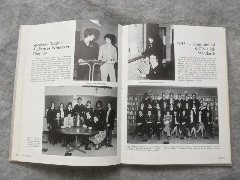 1981 AQUILA KENNEDY CHRISTIAN HIGH SCHOOL YEARBOOK - HERMITAGE, PA - YB 3170