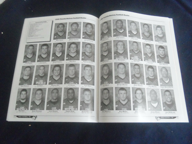 2008 SEP 6 FOOTBALL PROGRAM-COLORADO STATE VS OKLAHOMA PANHANDLE STATE -SP 1216A