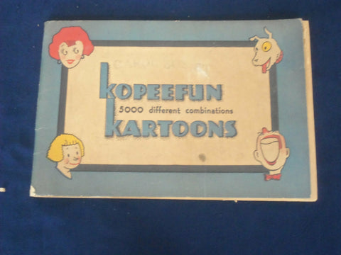 1937 KOPEEFUN KARTOONS - 5000 DIFFERENT COMBINATIONS - J 6462