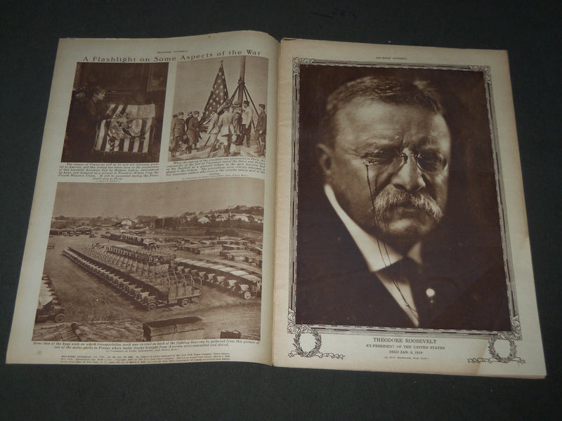 1919 JANUARY 16 MID-WEEK PICTORIAL MAGAZINE SECTION -WATCH ON THE RHINE- NP 2855