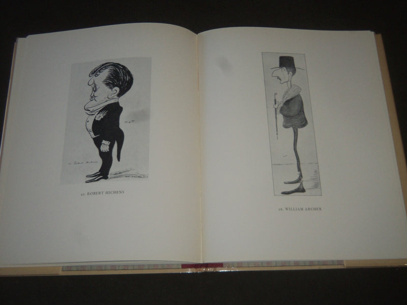 1958 MAX'S NINETIES BY MAX BEERBOHM HARDCOVER BOOK - NICE ILLUSTRATIONS- KD 3942