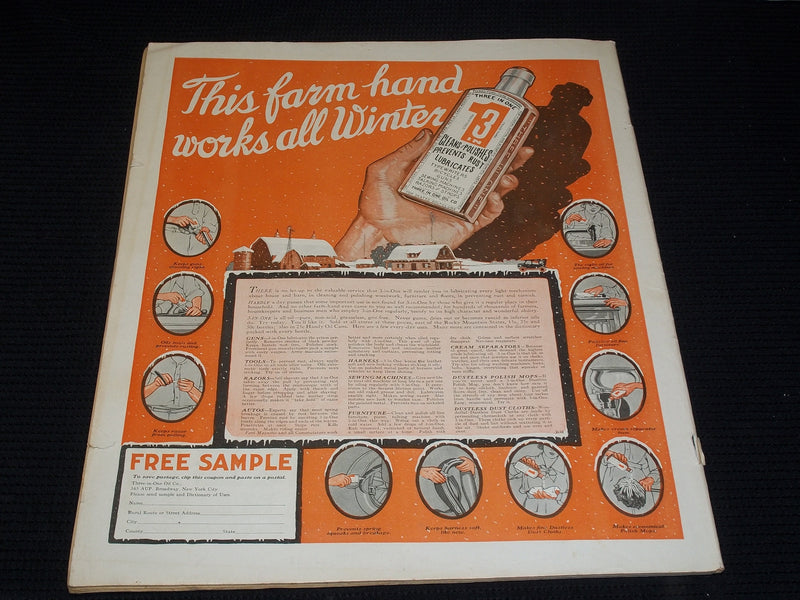 1918 DECEMBER 14 THE COUNTRY GENTLEMAN MAGAZINE ILLUSTRATED COVER ART - E 2869
