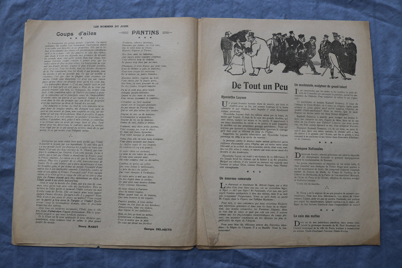 1912 FEBRUARY 17 LES HOMMES DU JOUR MAGAZINE - CECILE SOREL - FRENCH - NP 8644
