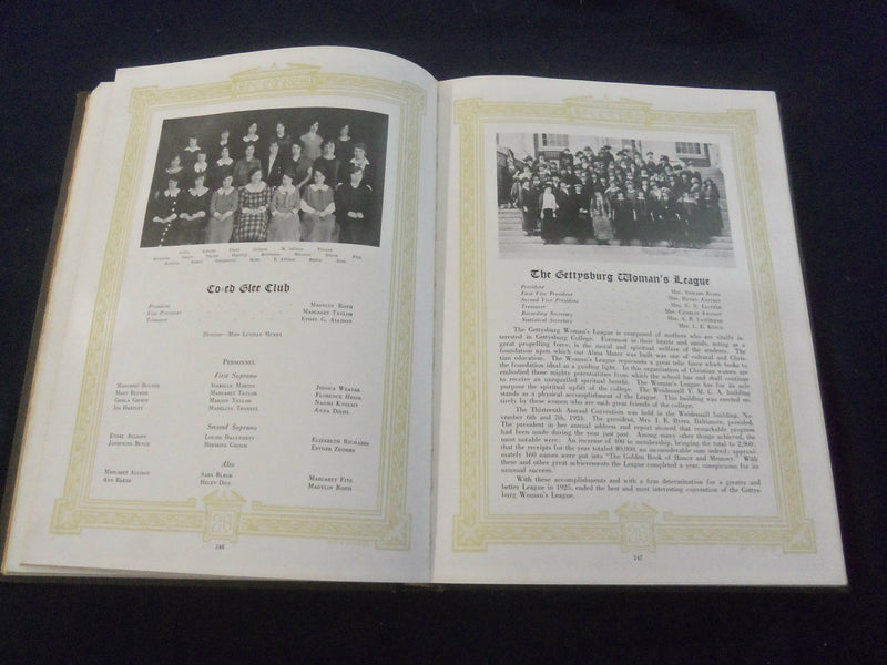 1926 THE SPECTRUM GETTYSBURG COLLEGE YEARBOOK - GETTYSBURG, PA - YB 2682