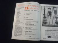 1968 SPRING PHOTOGRAPHIC APPLICATIONS IN SCIENCE & TECHNOLOGY MAGAZINE -SP 4714N