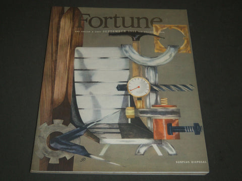 1944 SEPTEMBER FORTUNE MAGAZINE - GREAT COVER & ADS - F 178