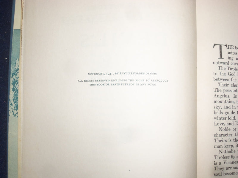 1931 DEVIL'S DUE HARDCOVER BOOK BY PHYLLIS BOTTOME - KD 9168