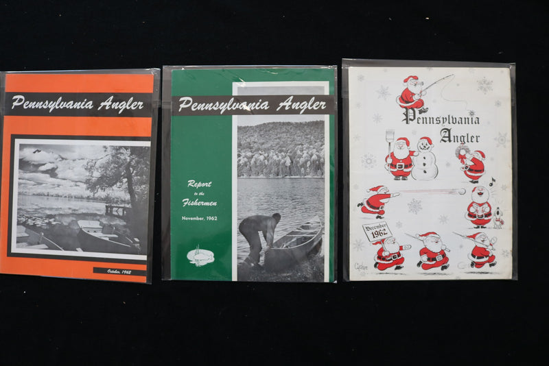 1962 PENNSYLVANIA ANGLER MAGAZINE - COMPLETE YEAR - LOT OF 12 - O 3747