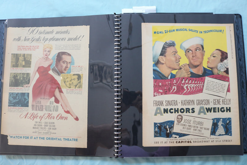 HUGE MOVIE SCRAPBOOK - LOBBY CARDS - #19