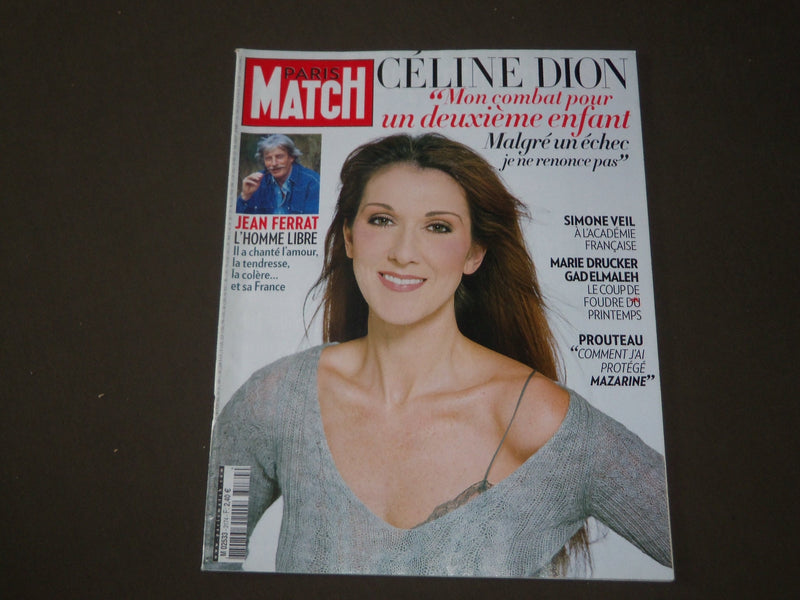 2010 MARCH 18-24 PARIS MATCH (FRENCH) MAGAZINE - CELINE DION - SP 9971