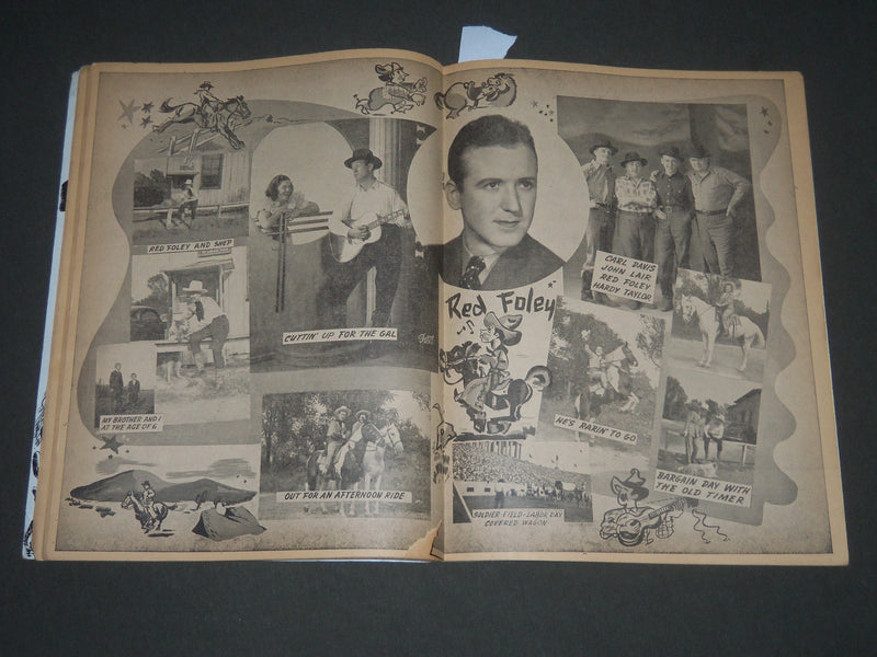 1941 RED FOLEY'S COWBOY SONGS SOFTCOVER BOOK - DELUXE EDITION - J 2537