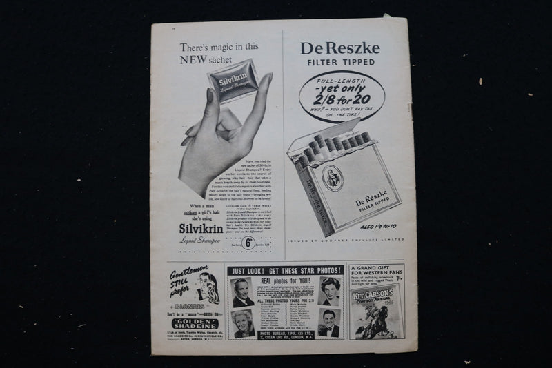 1954 DEC 18 PICTURE SHOW MAGAZINE - GARY COOPER & SUSAN HAYWARD COVER - E 25190