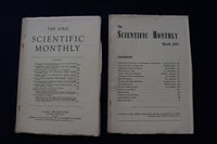 1941-1945 THE SCIENTIFIC MONTHLY MAGAZINE - LOT OF 10 - O 3582