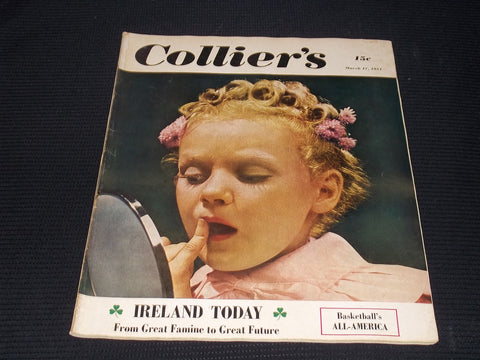 1951 MARCH 17 COLLIER'S MAGAZINE - IRELAND TODAY FRONT COVER - E 13308