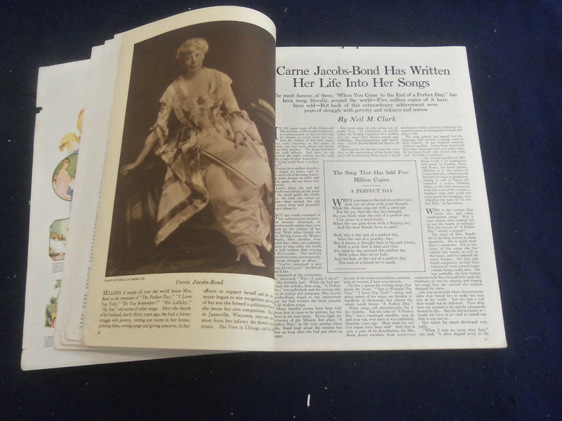 1924 JANUARY AMERICAN MAGAZINE - BEAUTIFUL COVER, STORIES & ADS - ST 1240W